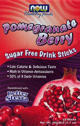 Pomegranate Berry Stevia Sweetened Sugar Free Drink Sticks
