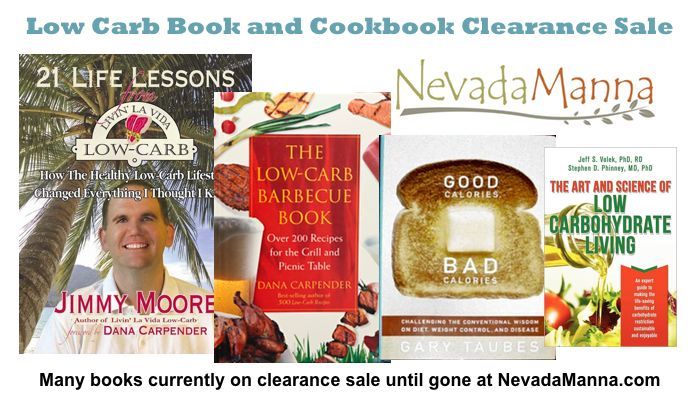 Low Carb Book and Cookbook Clearance Sale