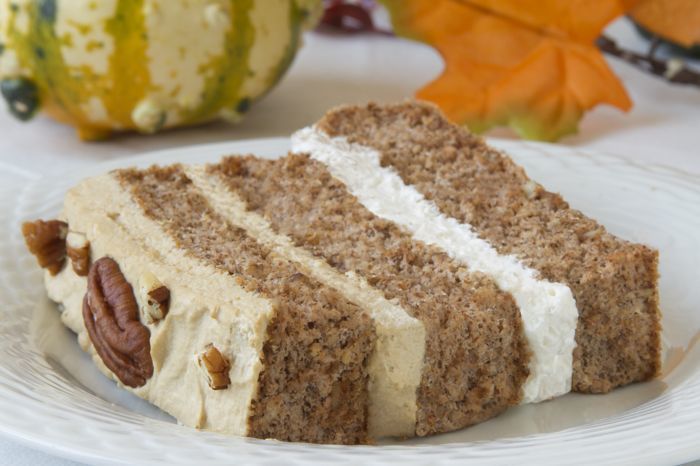 Pecan Latte Gateau Low-Carb Dessert Recipe