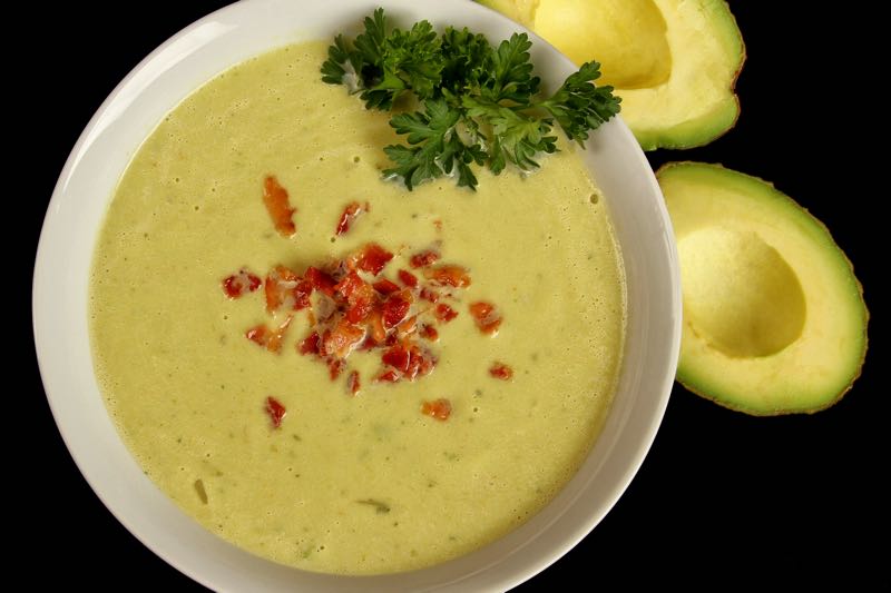 Avocado Bacon Soup from Fat Fast Cookbook 2
