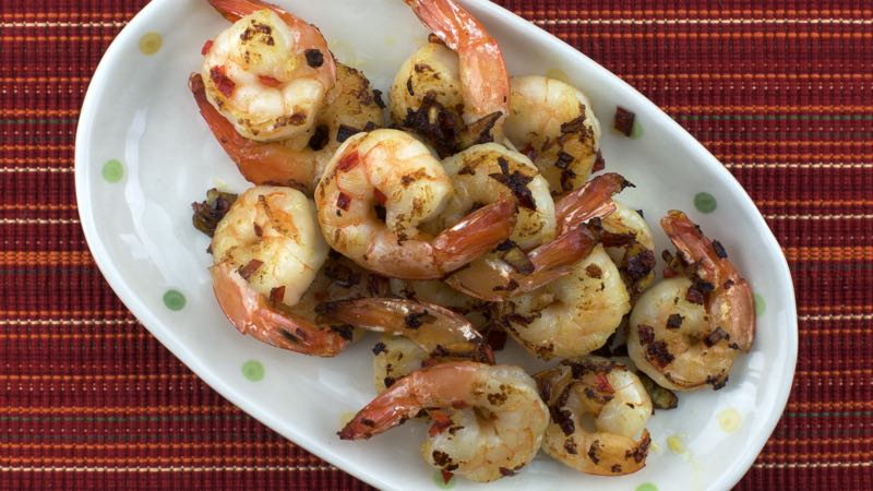 Low-Carb, Gluten-Free Garlic Prawns Recipe