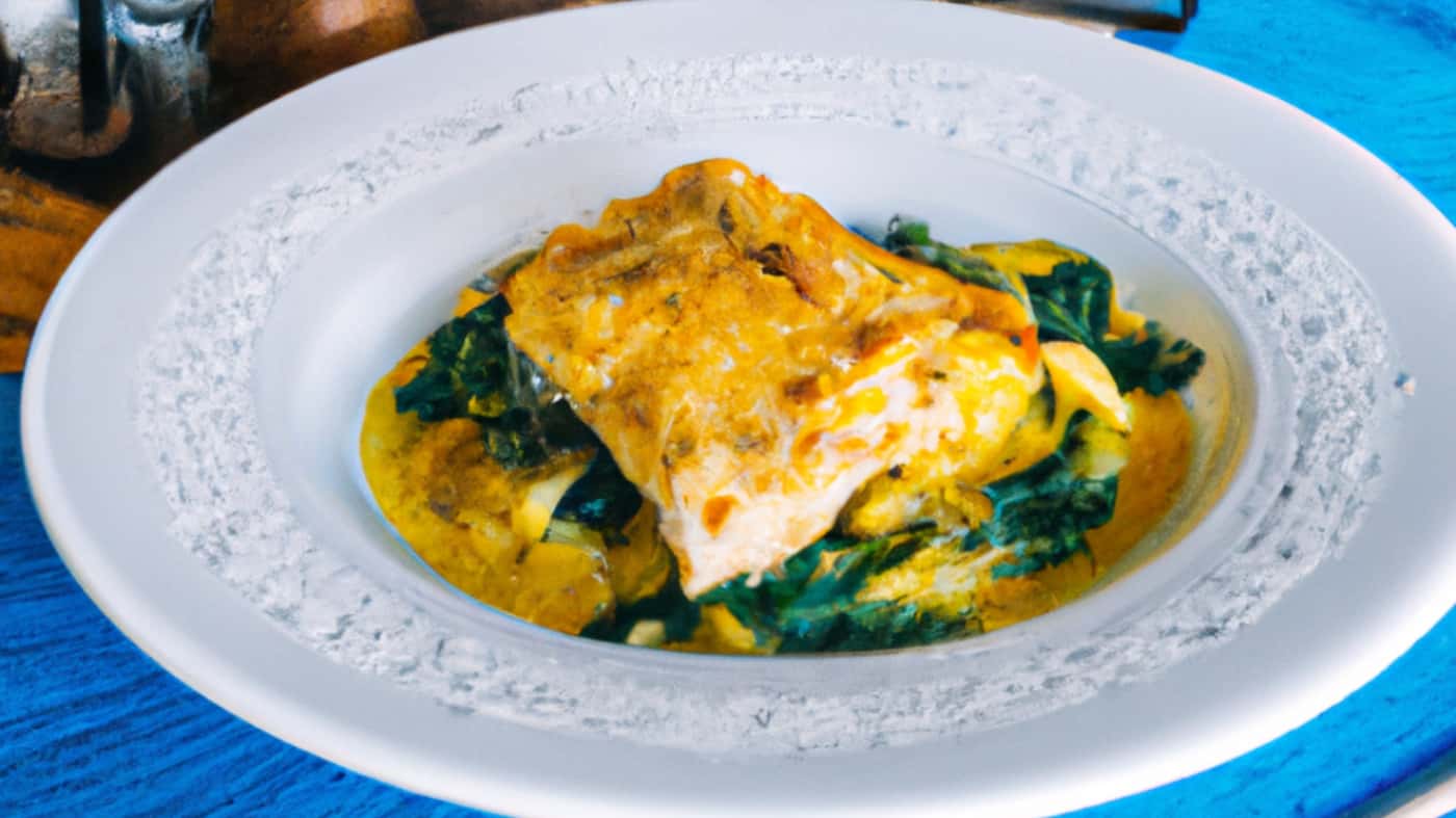 Fish Florentine LowCarb Keto GlutenFree Recipe